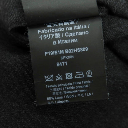 【中古】シビリア SIVIGLIA ウールポリエステル ドレススラックスパンツ チャコール【 31 】【 状態ランクC 】【 メンズ 】