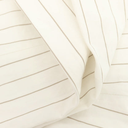 【中古】ブルネロクチネリ Brunello Cucinelli ストレッチ コットン ストライプ イージースラックスパンツ ホワイトxカーキベージュ【 50 】【 状態ランクC 】【 メンズ 】