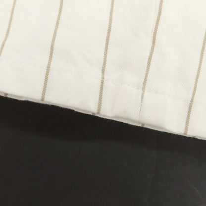 【中古】ブルネロクチネリ Brunello Cucinelli ストレッチ コットン ストライプ イージースラックスパンツ ホワイトxカーキベージュ【 50 】【 状態ランクC 】【 メンズ 】