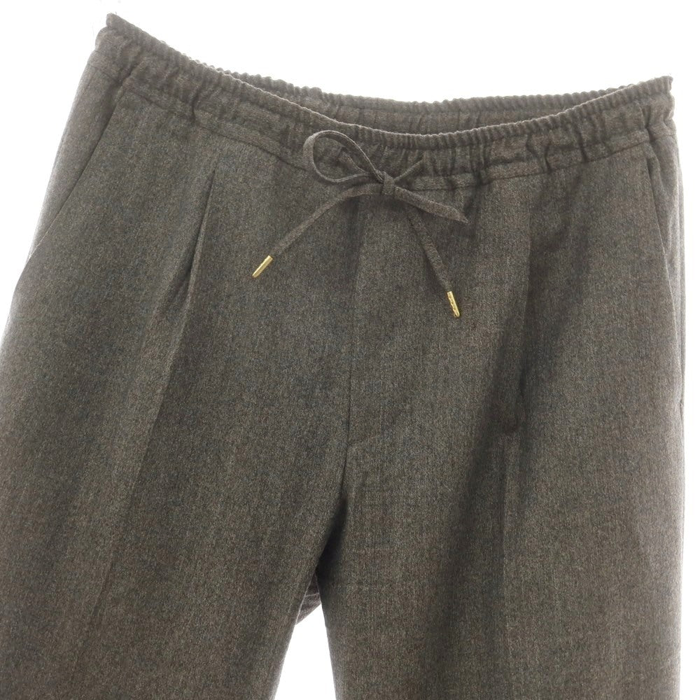 【中古】ブリリア1949 BRIGLIA 1949 ウール イージーパンツ ブラウン【 48 】【 状態ランクB 】【 メンズ 】