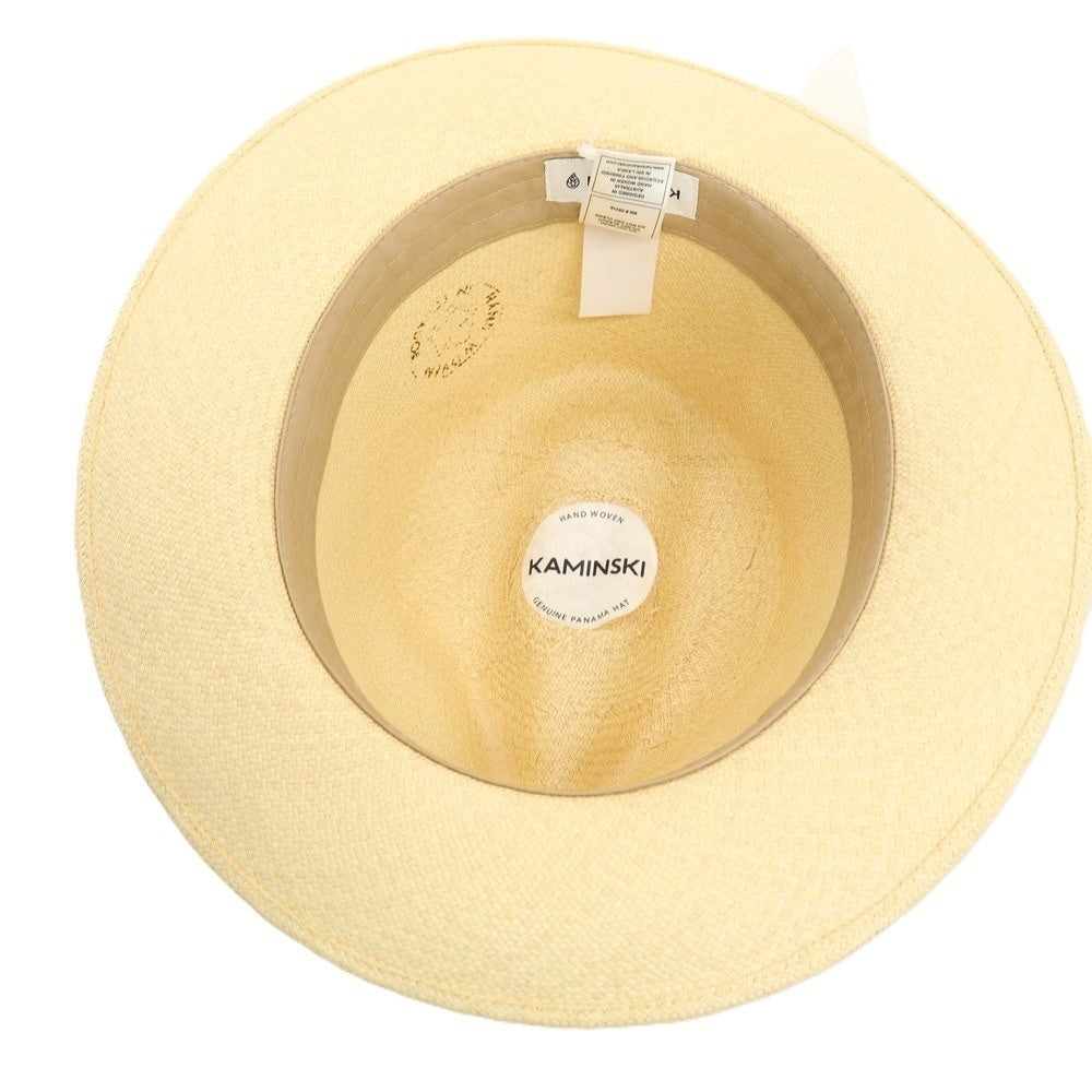 【中古】ヘレンカミンスキー HELEN KAMINSKI 中折れ パナマハット 帽子 ベージュ【サイズLARGE】【 状態ランクA 】【 メンズ 】