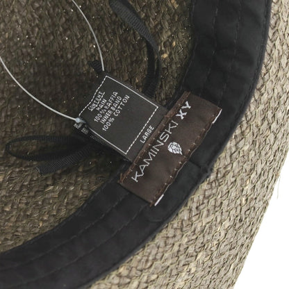 【中古】ヘレンカミンスキー HELEN KAMINSKI 中折れ ハット 帽子 カーキ【サイズLARGE】【 状態ランクB 】【 メンズ 】