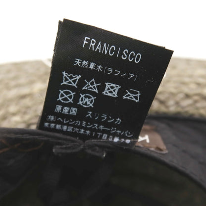 【中古】ヘレンカミンスキー HELEN KAMINSKI 中折れ ハット 帽子 カーキ【サイズLARGE】【 状態ランクB 】【 メンズ 】