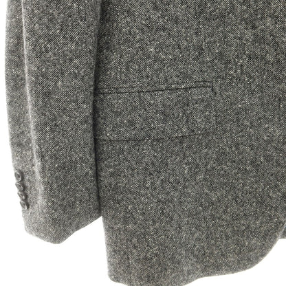 【中古】アザブテーラー azabu tailor ウール 3B テーラードジャケット ブラックxホワイト【 表記なし（L位） 】【 状態ランクB 】【 メンズ 】