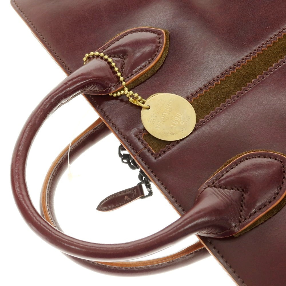 【中古】ファイブウッズ Five Woods レザー ブリーフケース ボルドー【 状態ランクB 】【 メンズ 】