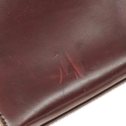 【中古】ファイブウッズ Five Woods レザー ブリーフケース ボルドー【 状態ランクB 】【 メンズ 】