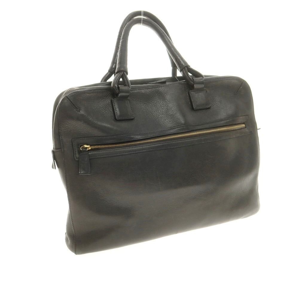 【中古】ダンヒル Dunhill レザー ブリーフケース ブラック【 状態ランクC 】【 メンズ 】