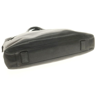 【中古】ダンヒル Dunhill レザー ブリーフケース ブラック【 状態ランクC 】【 メンズ 】