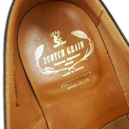 【中古】スコッチグレイン SCOTCH GRAIN ストレートチップ ドレスシューズ ブラック【 表記27（28位） 】【 状態ランクB 】【 メンズ 】