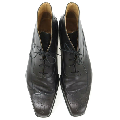 【中古】ベルルッティ Berluti ウイングチップ ブーツ ブラック【 表記なし（10 1/2位） 】【 状態ランクB 】【 メンズ 】