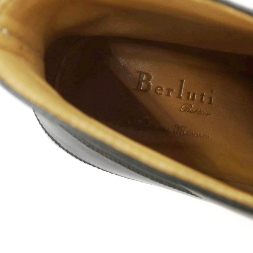【中古】ベルルッティ Berluti ウイングチップ ブーツ ブラック【 表記なし（10 1/2位） 】【 状態ランクB 】【 メンズ 】