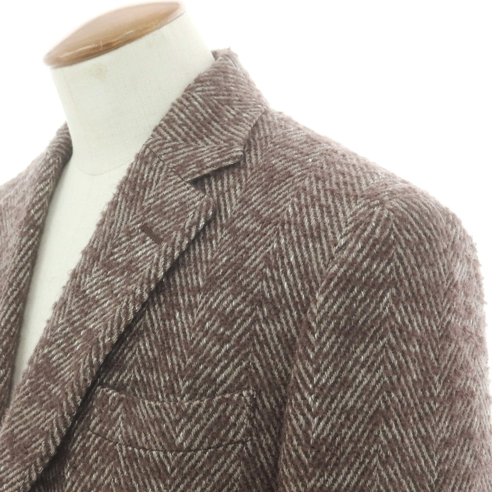 【中古】リチャードジェームス RICHARD JAMES ウールナイロン チェスターフィールドコート グレイッシュブラウン系【 38 】【 状態ランクB 】【 メンズ 】