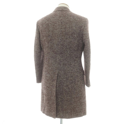 【中古】リチャードジェームス RICHARD JAMES ウールナイロン チェスターフィールドコート グレイッシュブラウン系【 38 】【 状態ランクB 】【 メンズ 】