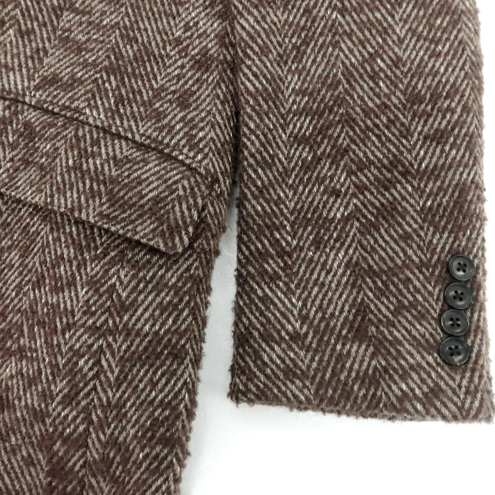 【中古】リチャードジェームス RICHARD JAMES ウールナイロン チェスターフィールドコート グレイッシュブラウン系【 38 】【 状態ランクB 】【 メンズ 】