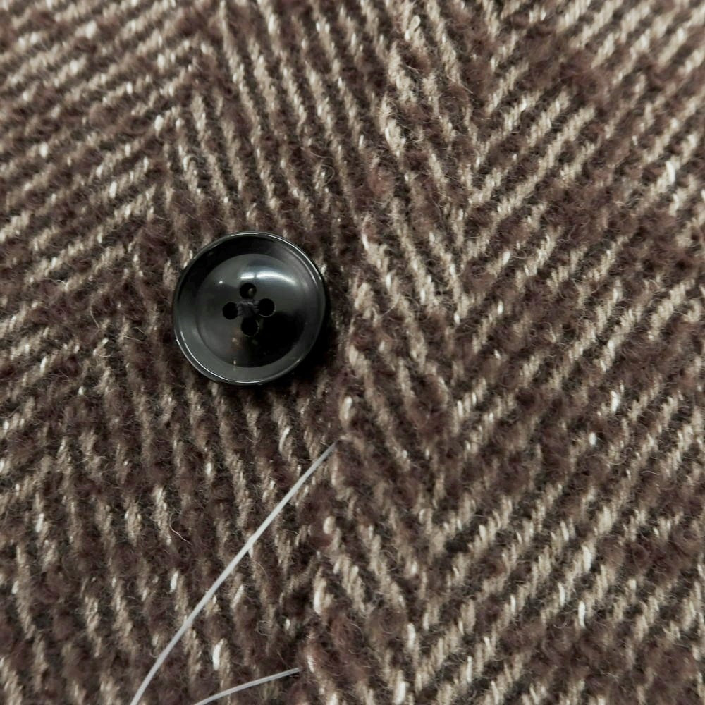 【中古】リチャードジェームス RICHARD JAMES ウールナイロン チェスターフィールドコート グレイッシュブラウン系【 38 】【 状態ランクB 】【 メンズ 】