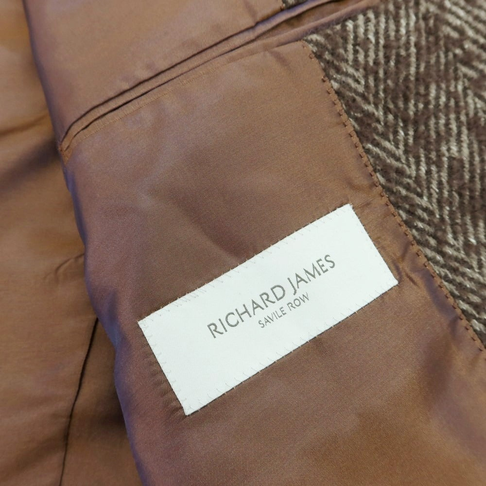 【中古】リチャードジェームス RICHARD JAMES ウールナイロン チェスターフィールドコート グレイッシュブラウン系【 38 】【 状態ランクB 】【 メンズ 】