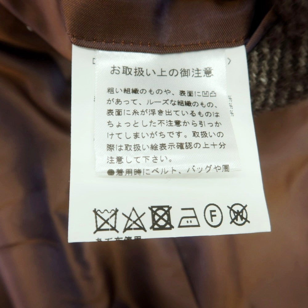 【中古】リチャードジェームス RICHARD JAMES ウールナイロン チェスターフィールドコート グレイッシュブラウン系【 38 】【 状態ランクB 】【 メンズ 】