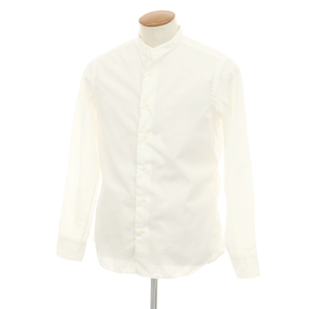 【中古】ア デイ イン ザ ライフ ユナイテッドアローズ a day in the life united arrows コットン バンドカラー カジュアルシャツ ホワイト【 M 】【 状態ランクB 】【 メンズ 】