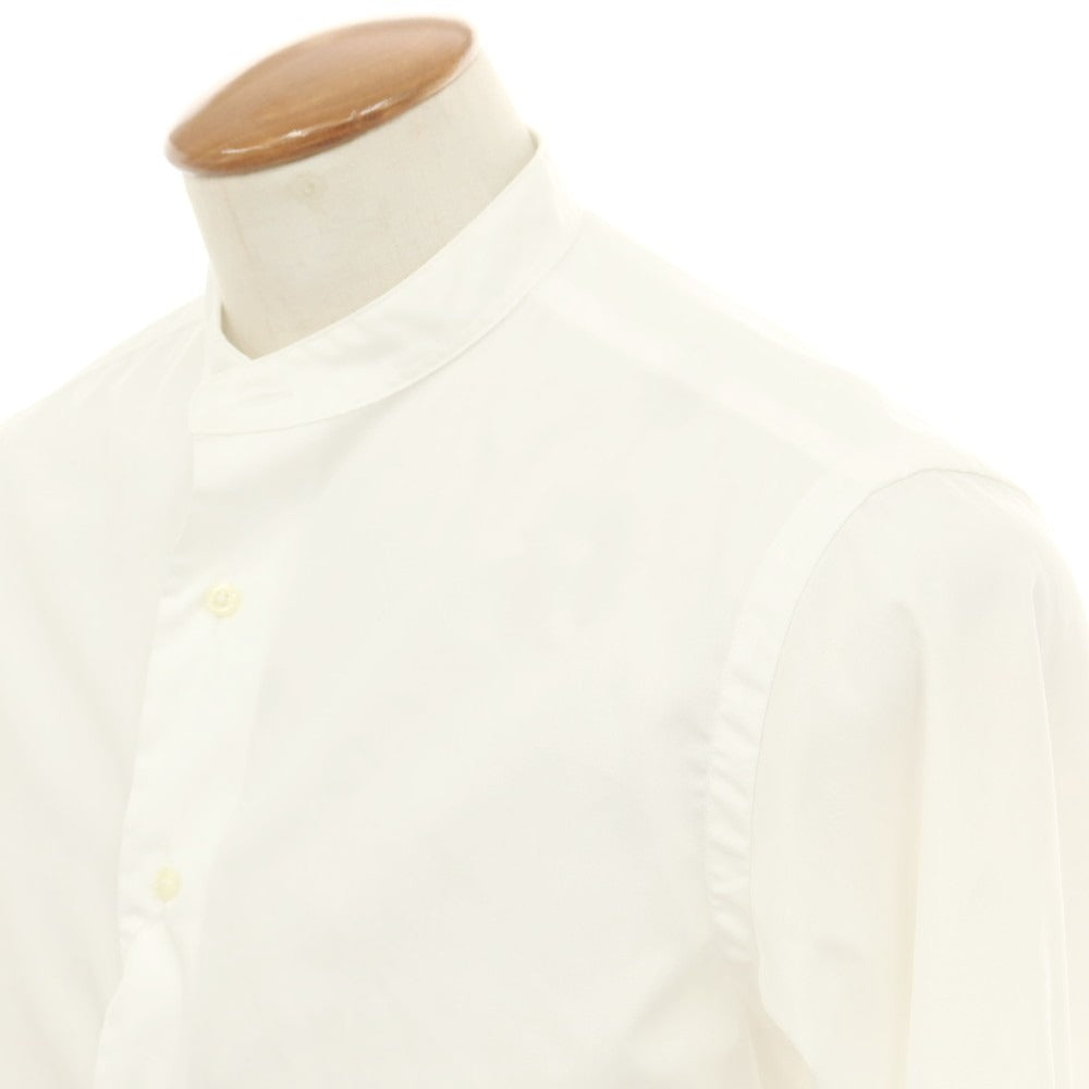 【中古】ア デイ イン ザ ライフ ユナイテッドアローズ a day in the life united arrows コットン バンドカラー カジュアルシャツ ホワイト【 M 】【 状態ランクB 】【 メンズ 】