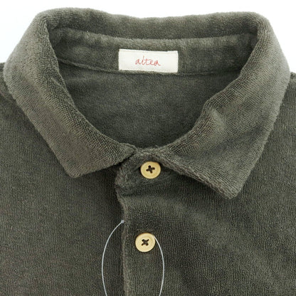 【中古】アルテア Altea コットンポリエステル パイル 半袖ポロシャツ グレイッシュオリーブ系【 JP M 】【 状態ランクC 】【 メンズ 】
