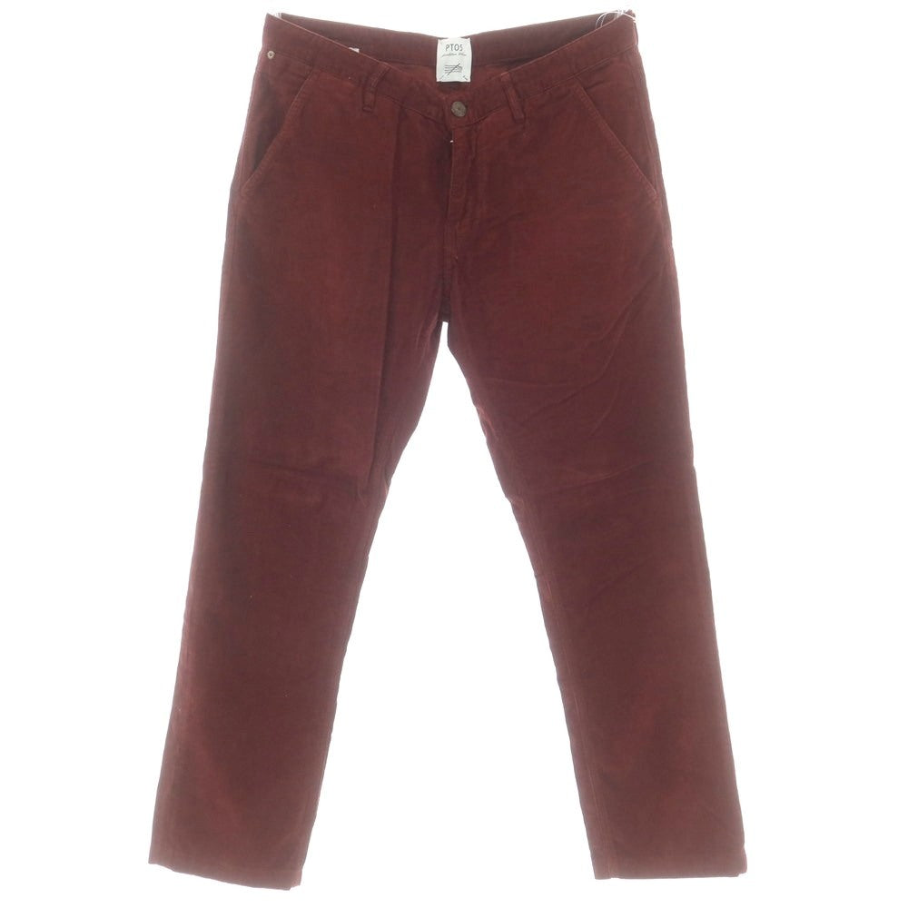 【中古】ピーティーゼロチンクエ PT05 GRUNGE ストレッチ コットン コーデュロイパンツ ワインレッド【 32 】【 状態ランクB 】【 メンズ 】
