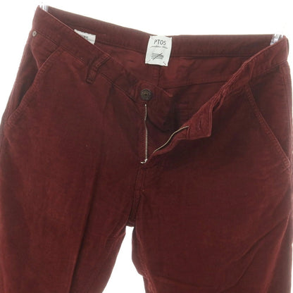【中古】ピーティーゼロチンクエ PT05 GRUNGE ストレッチ コットン コーデュロイパンツ ワインレッド【 32 】【 状態ランクB 】【 メンズ 】