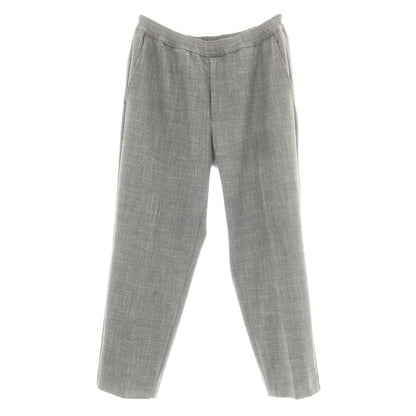【中古】グリーンレーベルリラクシング green label relaxing ストレッチ ポリエステルレーヨン イージースラックスパンツ グレー【 M 】【 状態ランクB 】【 メンズ 】