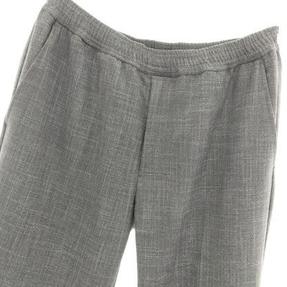 【中古】グリーンレーベルリラクシング green label relaxing ストレッチ ポリエステルレーヨン イージースラックスパンツ グレー【 M 】【 状態ランクB 】【 メンズ 】