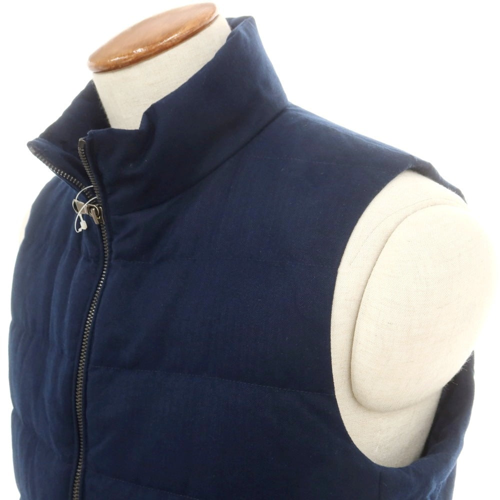 【中古】ダーバン D’URBAN ポリエステル ダウンベスト ネイビー【 M 】【 状態ランクB 】【 メンズ 】