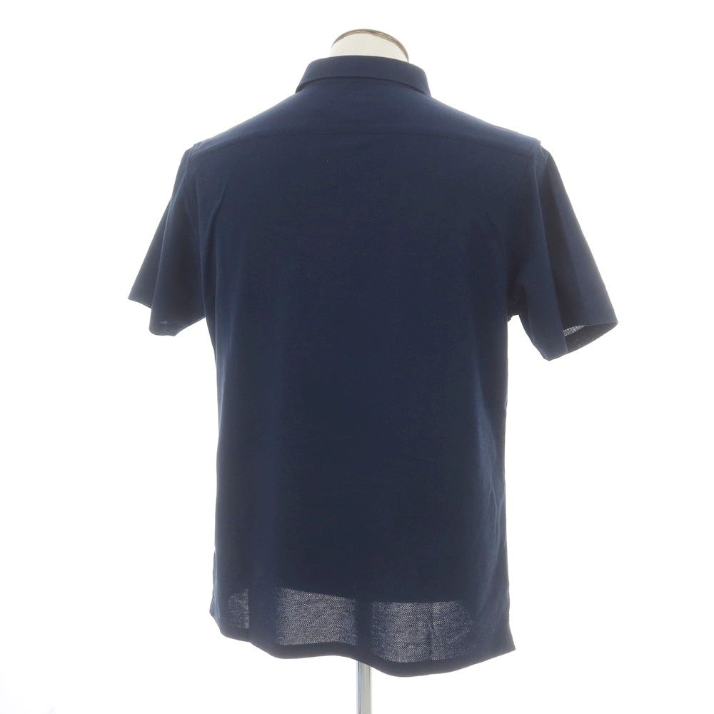 【中古】フェリージ Felisi コットンポリエステル 半袖ポロシャツ ネイビー【 XL 】【 状態ランクA 】【 メンズ 】
