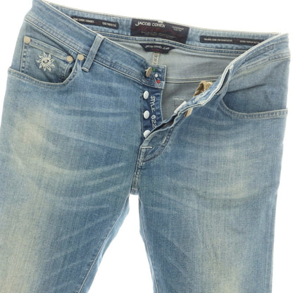 【中古】ヤコブコーエン JACOB COHEN J622 ストレッチ コットンポリエステル ジーンズ デニムパンツ ライトブルー【 33 】【 状態ランクB 】【 メンズ 】