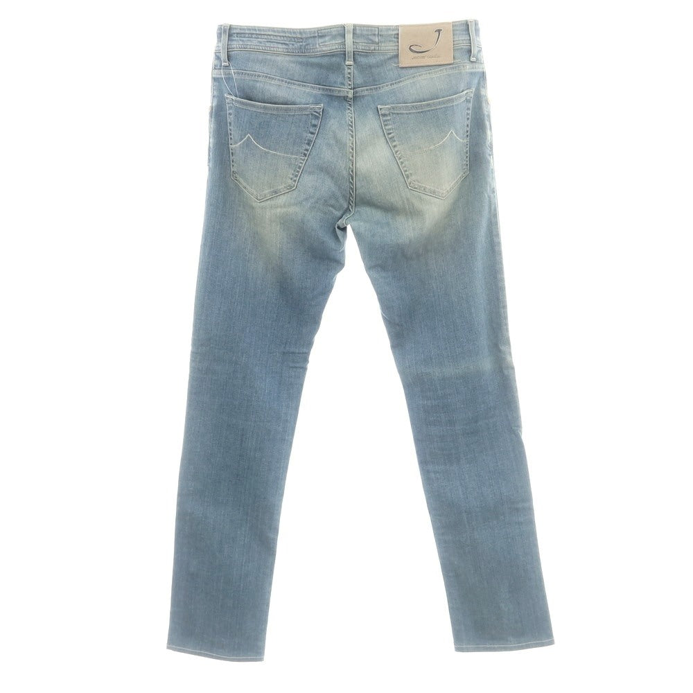 【中古】ヤコブコーエン JACOB COHEN J622 ストレッチ コットンポリエステル ジーンズ デニムパンツ ライトブルー【 33 】【 状態ランクB 】【 メンズ 】