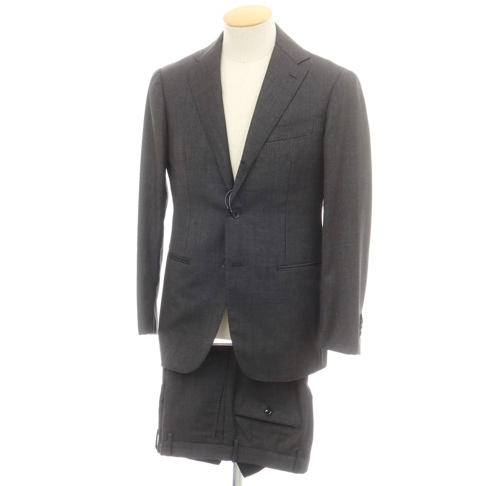 【中古】リングヂャケット RING JACKET ウール 3つボタンスーツ ダークグレー【 44 】【 状態ランクC 】【 メンズ 】