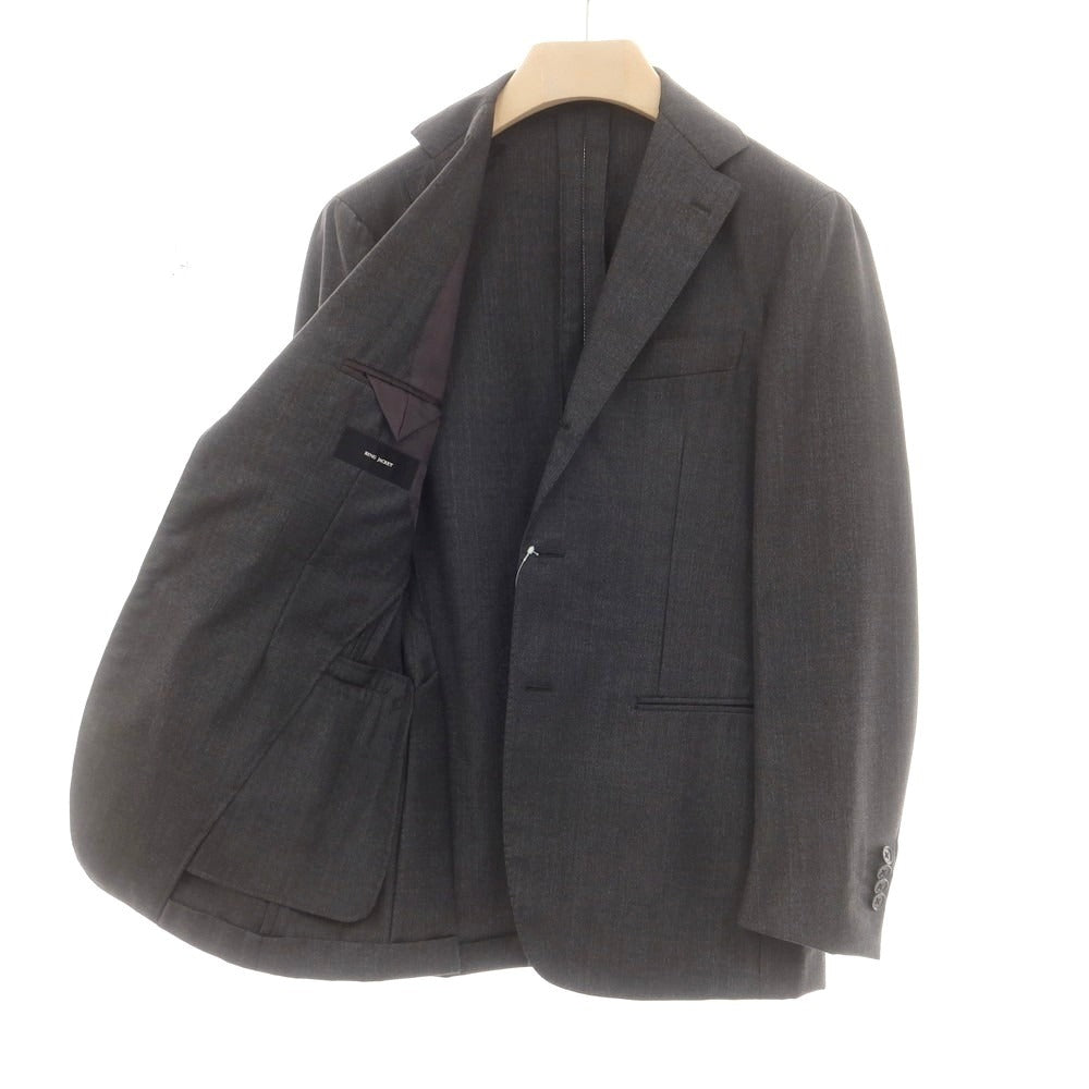 【中古】リングヂャケット RING JACKET ウール 3つボタンスーツ ダークグレー【 44 】【 状態ランクC 】【 メンズ 】