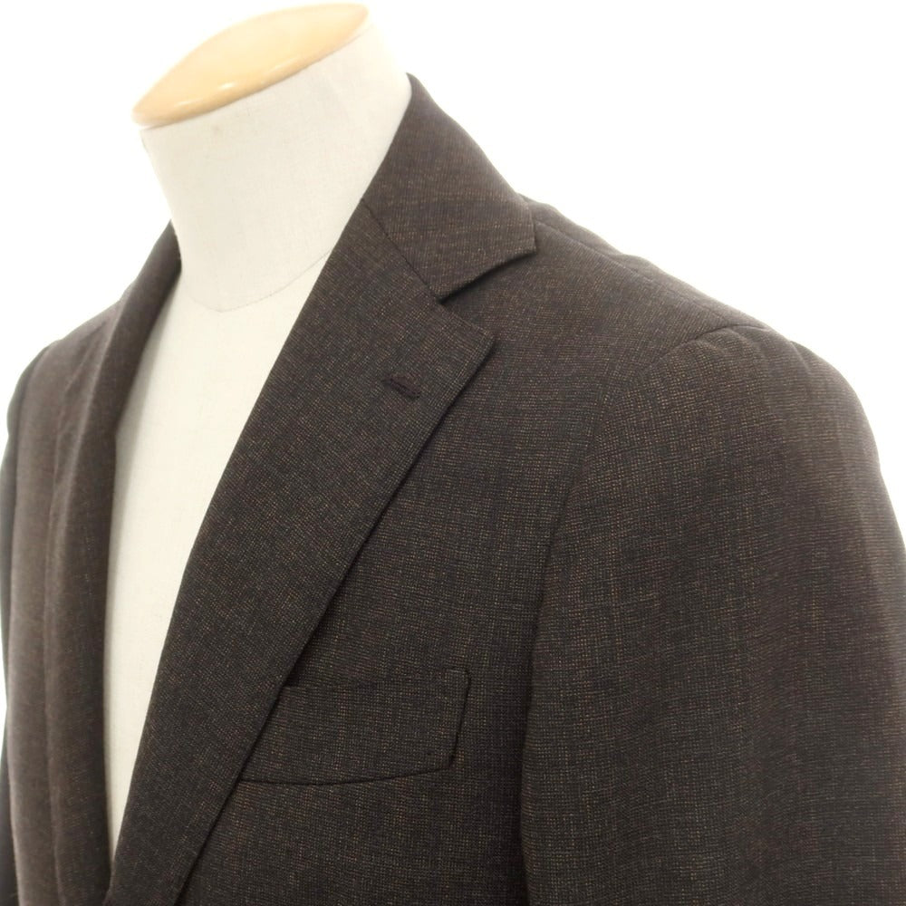 【中古】リングヂャケット RING JACKET ウール 3つボタンスーツ ダークブラウン【 44 】【 状態ランクB 】【 メンズ 】