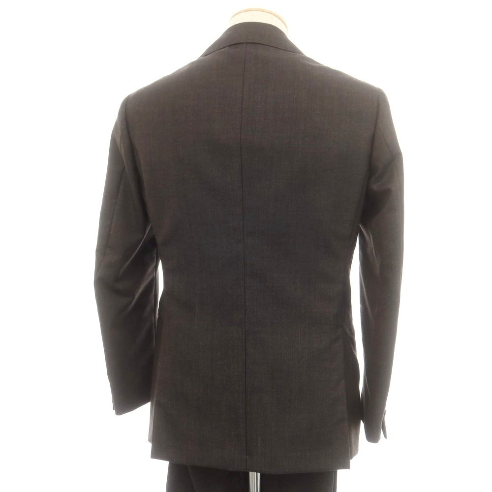 【中古】リングヂャケット RING JACKET ウール 3つボタンスーツ ダークブラウン【 44 】【 状態ランクB 】【 メンズ 】