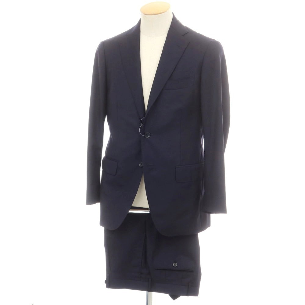 【中古】リングヂャケット RING JACKET ウール 3つボタンスーツ ネイビー【 44 】【 状態ランクC 】【 メンズ 】