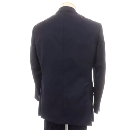 【中古】リングヂャケット RING JACKET ウール 3つボタンスーツ ネイビー【 44 】【 状態ランクC 】【 メンズ 】