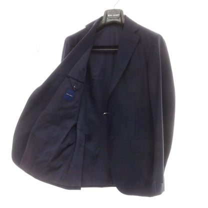 【中古】リングヂャケット RING JACKET ウール 3つボタンスーツ ネイビー【 44 】【 状態ランクC 】【 メンズ 】