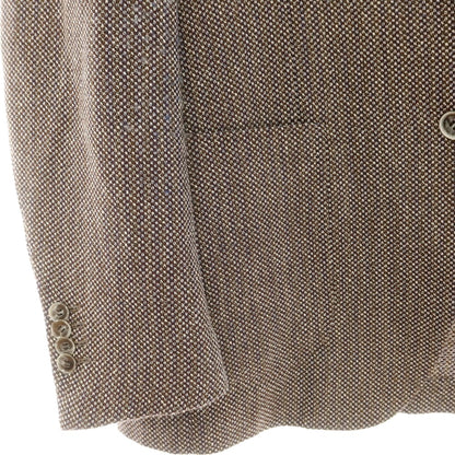 【中古】リングヂャケット RING JACKET ウールシルクリネン テーラードジャケット ブラウン系【 46 】【 状態ランクC 】【 メンズ 】