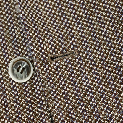 【中古】リングヂャケット RING JACKET ウールシルクリネン テーラードジャケット ブラウン系【 46 】【 状態ランクC 】【 メンズ 】