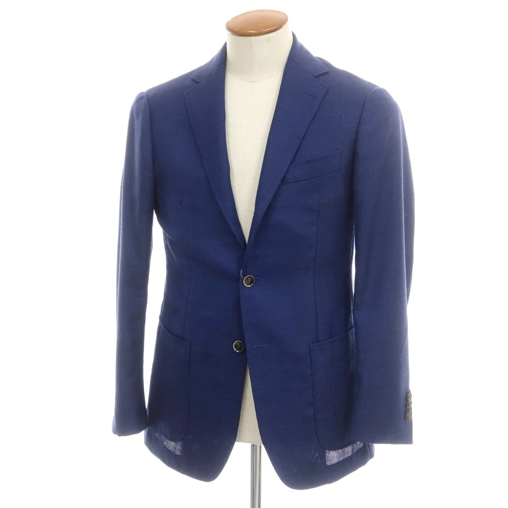 【中古】リングヂャケット RING JACKET ウールモヘヤ テーラードジャケット ネイビーブルー【 46 】【 状態ランクC 】【 メンズ 】