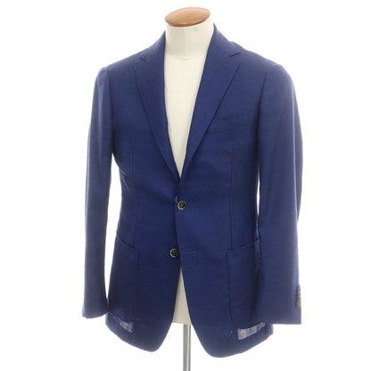 【中古】リングヂャケット RING JACKET ウールモヘヤ テーラードジャケット ネイビーブルー【 46 】【 状態ランクC 】【 メンズ 】