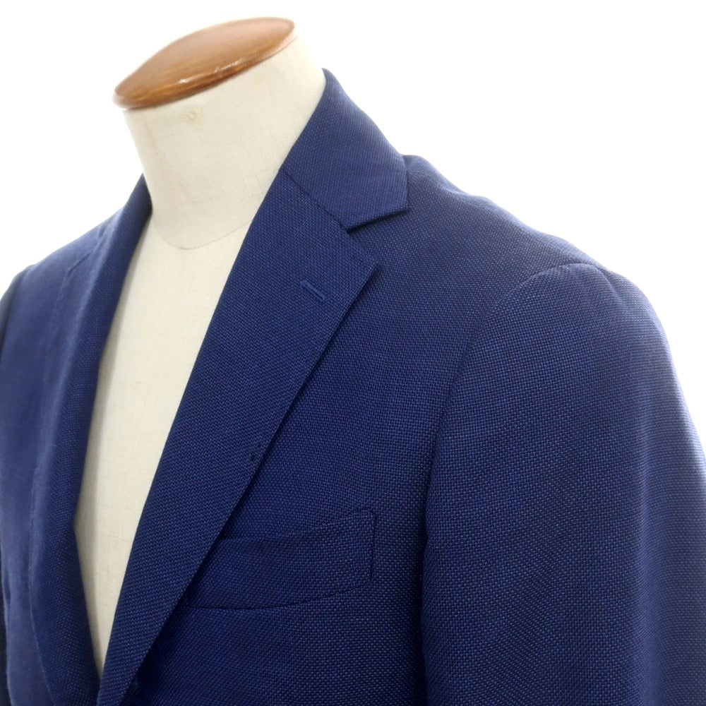 【中古】リングヂャケット RING JACKET ウールモヘヤ テーラードジャケット ネイビーブルー【 46 】【 状態ランクC 】【 メンズ 】