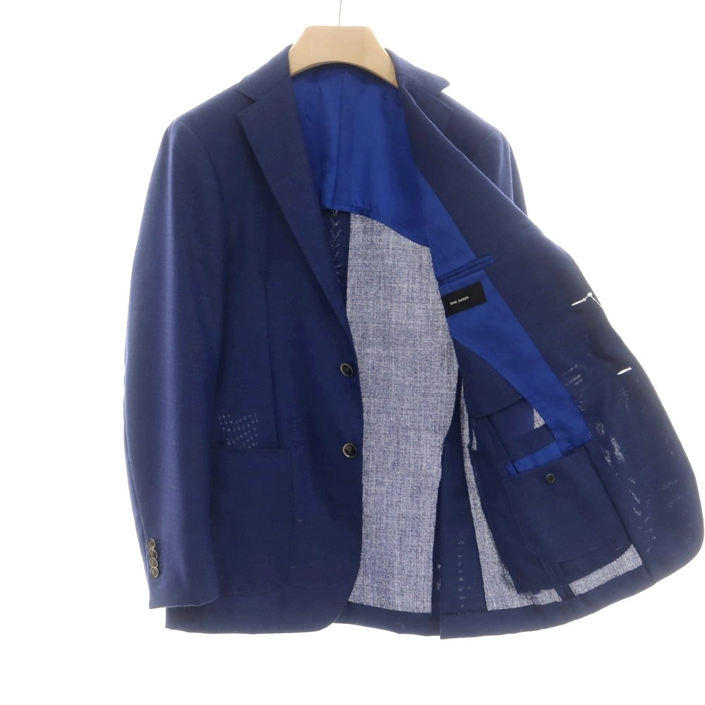 【中古】リングヂャケット RING JACKET ウールモヘヤ テーラードジャケット ネイビーブルー【 46 】【 状態ランクC 】【 メンズ 】