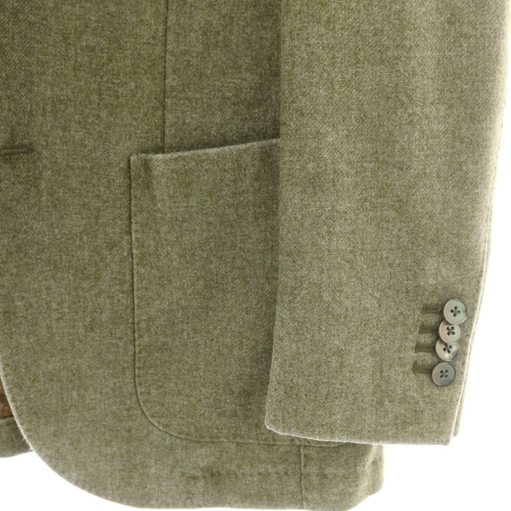 【中古】エルビーエム1911 L.B.M.1911 ウールポリエステル 2B カジュアルジャケット グラスグリーン【 46 】【 状態ランクB 】【 メンズ 】