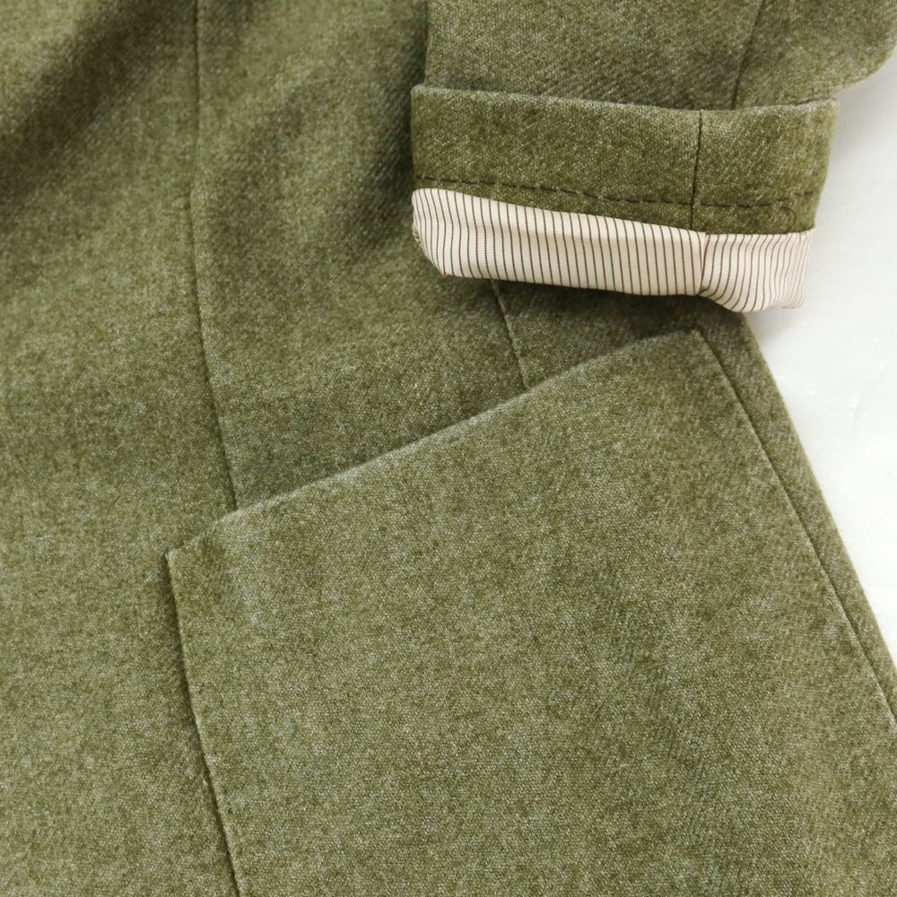 【中古】エルビーエム1911 L.B.M.1911 ウールポリエステル 2B カジュアルジャケット グラスグリーン【 46 】【 状態ランクB 】【 メンズ 】