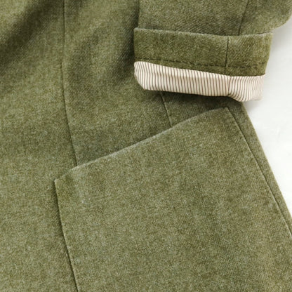 【中古】エルビーエム1911 L.B.M.1911 ウールポリエステル 2B カジュアルジャケット グラスグリーン【 46 】【 状態ランクB 】【 メンズ 】