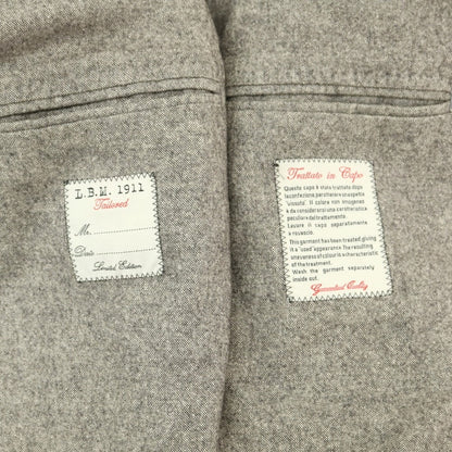 【中古】エルビーエム1911 L.B.M.1911 ウールシルクリネンカシミヤ 2B カジュアルジャケット グレー【 表記不明（M位） 】【 状態ランクC 】【 メンズ 】