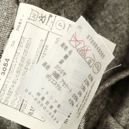 【中古】エルビーエム1911 L.B.M.1911 ウールシルクリネンカシミヤ 2B カジュアルジャケット グレー【 表記不明（M位） 】【 状態ランクC 】【 メンズ 】